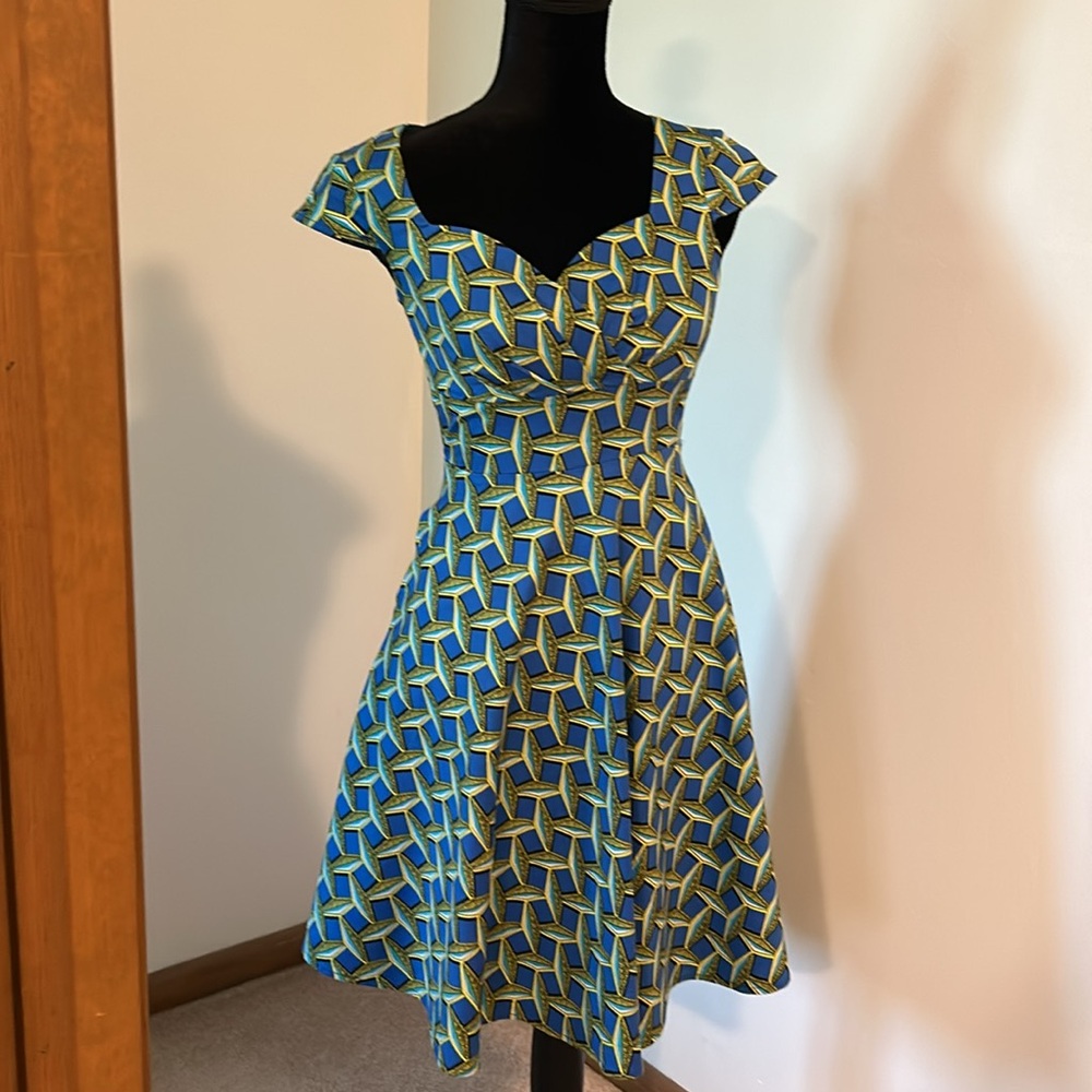 Hanpceirs retro vintage cocktail dress